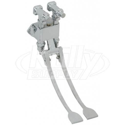 Elkay LK398C Wall Mounted Double Pedal Foot Valve