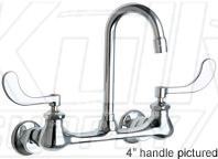 Chicago 631-E19-319ABCP Hot and Cold Water Sink Faucet