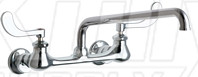 Chicago 631-L12WXFABCP Hot and Cold Water Sink Faucet