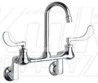 Chicago 631-RE29VPXKABCP Hot and Cold Water Sink Faucet