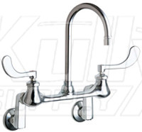 Chicago 631-RGN2FCABCP Hot and Cold Water Sink Faucet