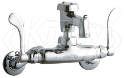 Elkay LK945BP03T4T Wall Mount Faucet, 3"-8" Adjustable  Centers