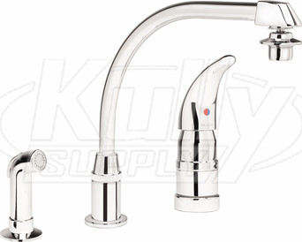 Elkay LKE4124F Single Handle Concealed Deck Mount Faucet (Discontinued)