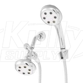 Speakman VS-112620 Combination Handheld Shower & Fixed Showerhead -  Polished Chrome