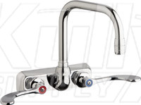 Chicago W4W-DB6AE35-317AB Hot and Cold Water Washboard Sink Faucet