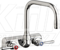 Chicago W4W-DB6AE35-369AB Hot and Cold Water Washboard Sink Faucet