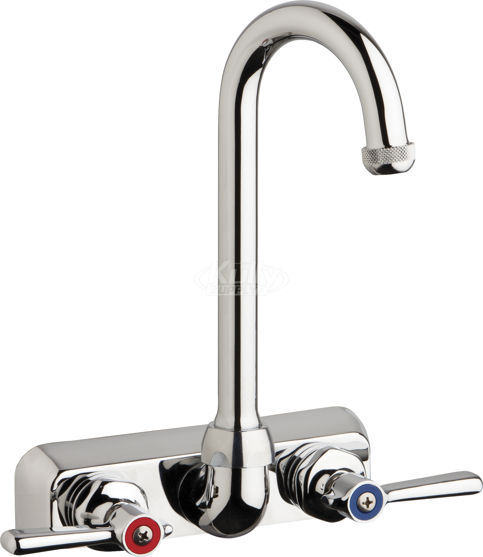 Chicago W4W-GN1AE1-369ABCP Hot and Cold Water Workboard Sink Faucet