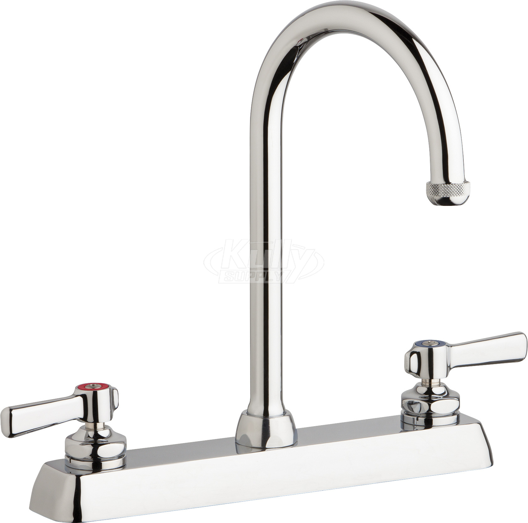 Chicago W8D-GN2AE1-369ABCP Hot and Cold Water Workboard Sink Faucet