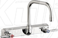 Chicago W8W-DB6AE35-369AB Hot and Cold Water Washboard Sink Faucet