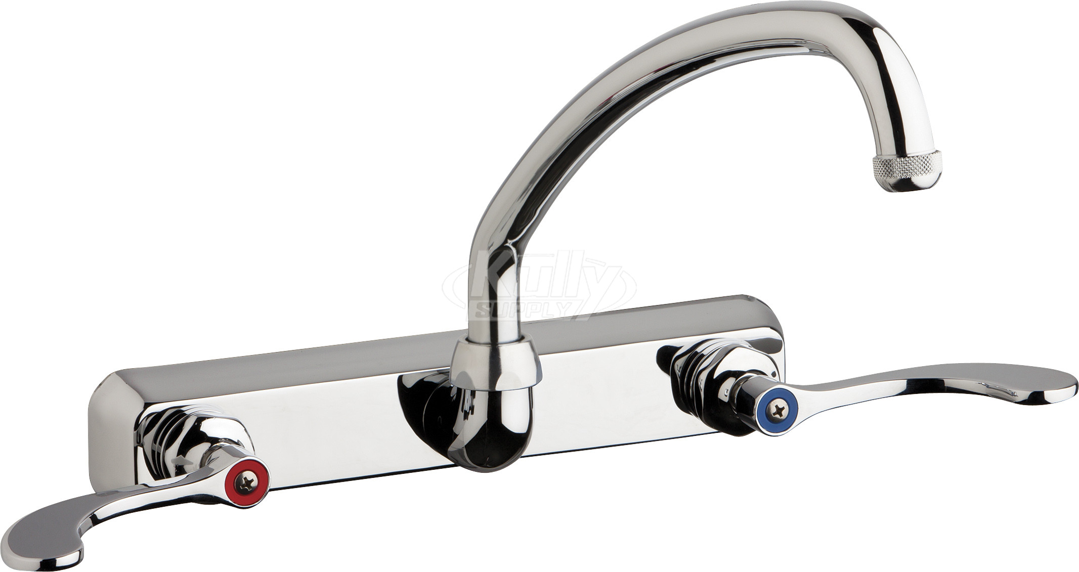 Chicago W8W-L9E1-317ABCP Hot and Cold Water Workboard Sink Faucet