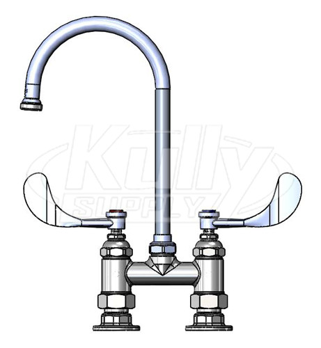 T&S Brass B-0325-WH4 Double Pantry Faucet