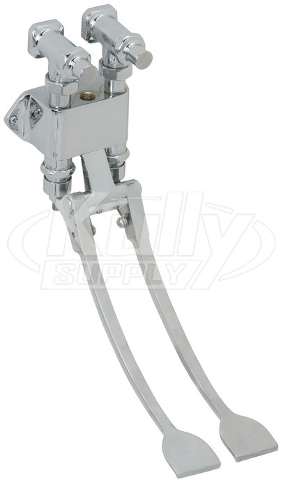Elkay LK398C Wall Mounted Double Pedal Foot Valve