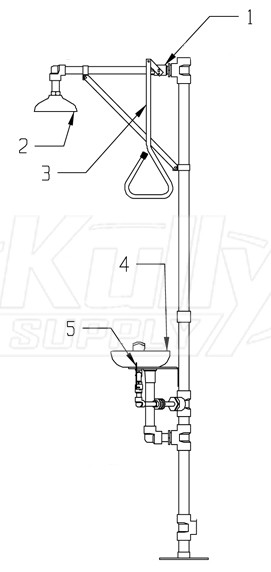 Speakman SE-690-PVC Combo Parts Breakdown