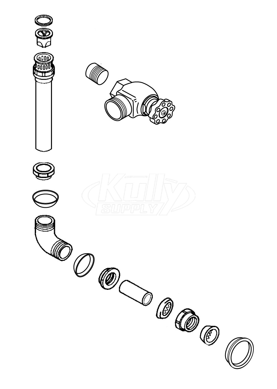 Toto VB13RB-33 1-1/2" Flush Valve Access Kit